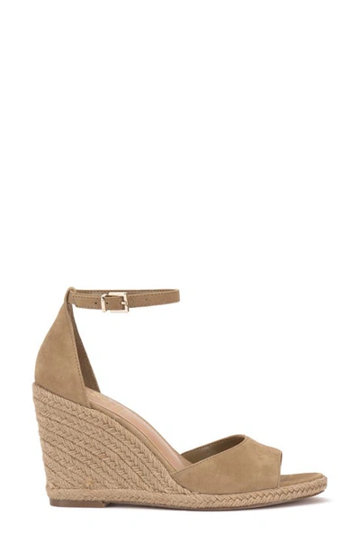 Vince Camuto Felyn Two-piece Espadrille Wedge Sandals In Brown