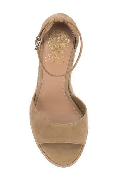 Vince Camuto Felyn Two-piece Espadrille Wedge Sandals In Brown