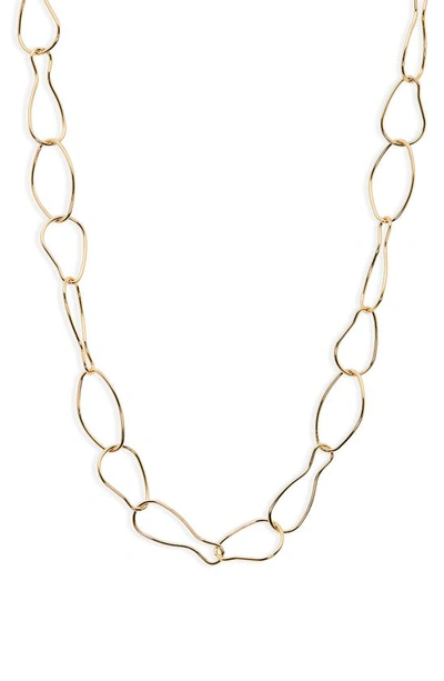 Shop Nordstrom Oval Link Long Necklace In Gold