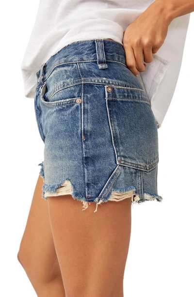 Shop Free People Now Or Never Denim Shorts In Westend