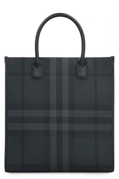 Shop Burberry Denny Tote Bag In Black