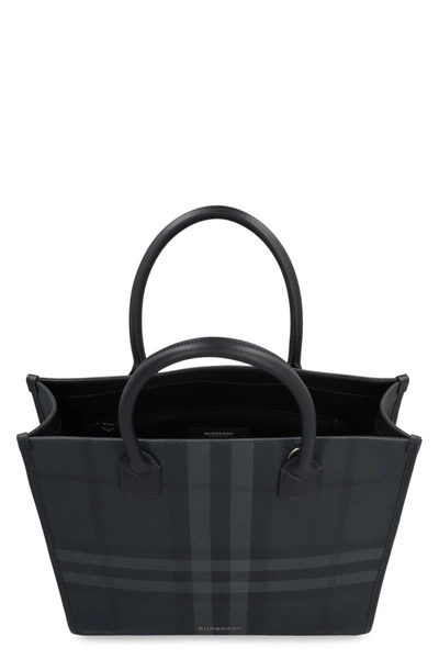 Shop Burberry Denny Tote Bag In Black