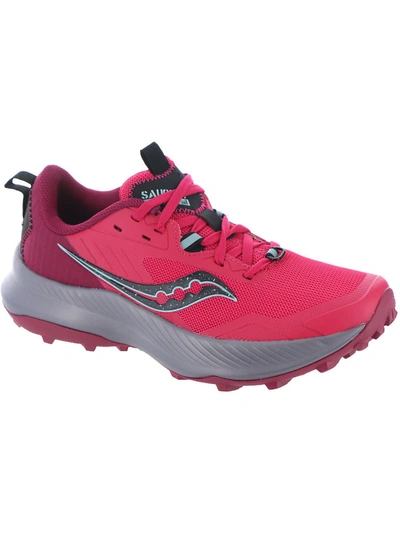 Shop Saucony Blaze Tr Womens Running Lace Up Casual And Fashion Sneakers In Red