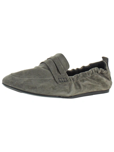 Shop Charles David Milly Womens Slip On Closed Toe Penny Loafers In Grey