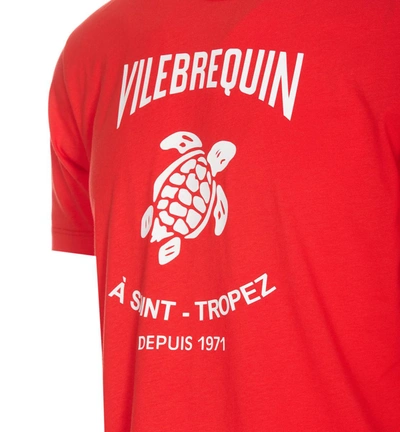Shop Vilebrequin T-shirts And Polos In Red