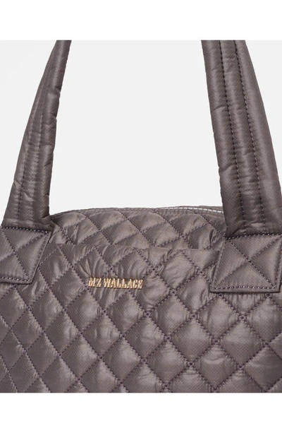Shop Mz Wallace Medium Sutton Deluxe Tote In Magnet