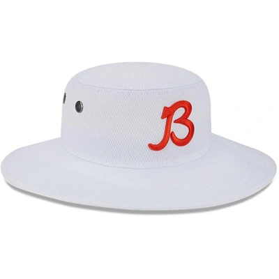Shop New Era White Chicago Bears 2023 Nfl Training Camp Secondary Logo Panama Bucket Hat