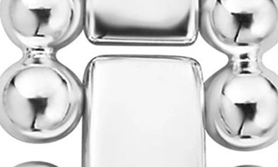 Lagos Smart Caviar Sterling Silver Apple Watch® Watchband In Silver
