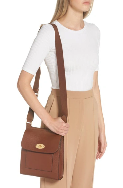 Mulberry Small Antony Leather Crossbody Bag In Brown
