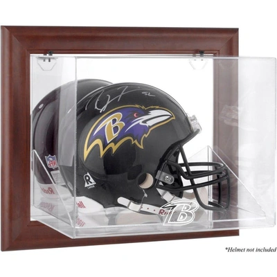 Shop Fanatics Authentic Baltimore Ravens Brown Framed Wall-mountable Logo Helmet Case
