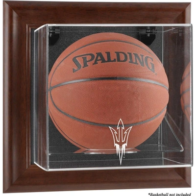 Shop Fanatics Authentic Arizona State Sun Devils Brown Framed Wall-mountable Basketball Display Case