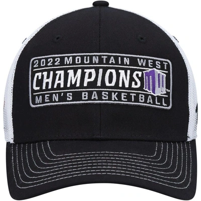 Shop Zephyr Basketball Conference Tournament Champions Locker Room Adjustable Hat At In Black