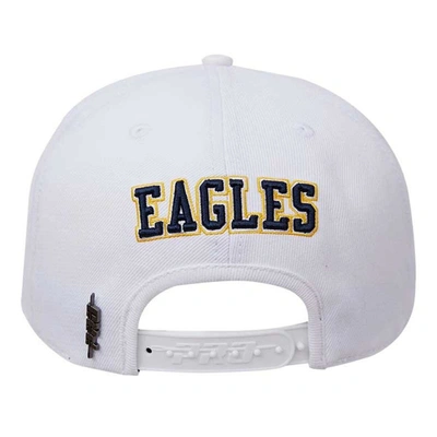 Shop Pro Standard White Coppin State Eagles Primary Logo Evergreen Wool Snapback Hat