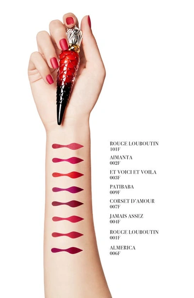 Shop Christian Louboutin Matte Fluid Lip Color In Almerica