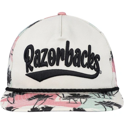 Shop New Era Cream Arkansas Razorbacks High Tide Golfer Snapback Hat