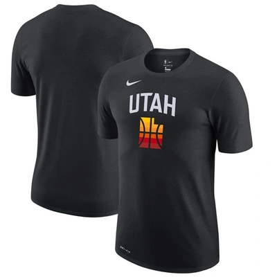 Shop Nike Black Utah Jazz 2020/21 City Edition Logo T-shirt