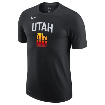 Shop Nike Black Utah Jazz 2020/21 City Edition Logo T-shirt