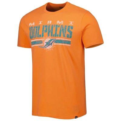 Shop 47 ' Orange Miami Dolphins Team Stripe T-shirt