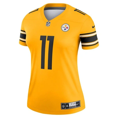Shop Nike Chase Claypool Gold Pittsburgh Steelers Inverted Legend Game Jersey