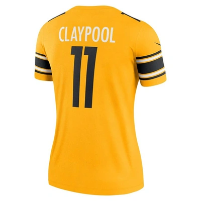 Shop Nike Chase Claypool Gold Pittsburgh Steelers Inverted Legend Game Jersey