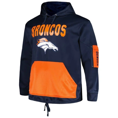 Shop Fanatics Branded  Navy Denver Broncos Big & Tall Pullover Hoodie