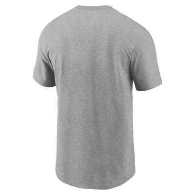 Shop Nike Heathered Gray New Orleans Saints Team Athletic T-shirt In Heather Gray