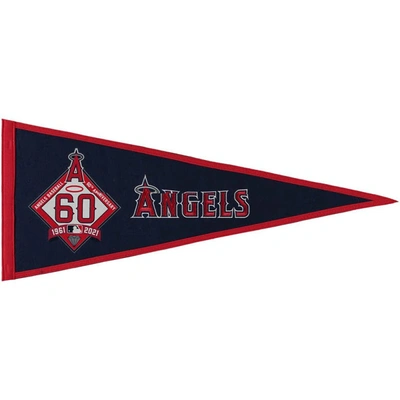 Shop Winning Streak Los Angeles Angels 60th Anniversary Traditions Pennant In Red