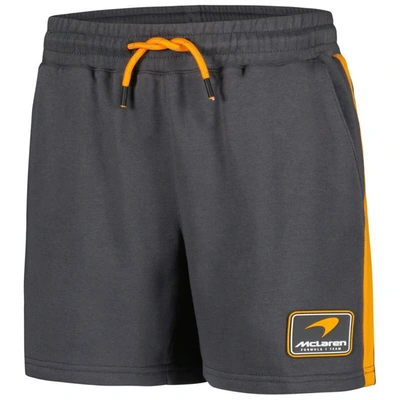 Shop Outerstuff Youth Gray Mclaren F1 Team French Terry Shorts