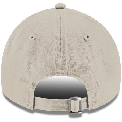 Shop New Era Khaki Carolina Panthers Playmaker 9twenty Adjustable Hat