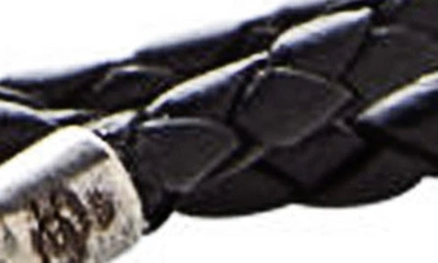 Shop Degs & Sal Braided Wrap Bracelet In Black