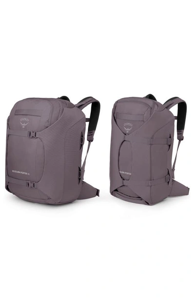 Osprey Sojourn Porter 46-liter Recycled Nylon Travel Backpack In Graphite Purple