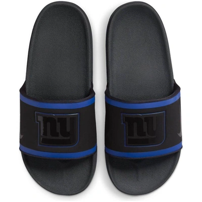 Shop Nike New York Giants Team Off-court Slide Sandals In Black
