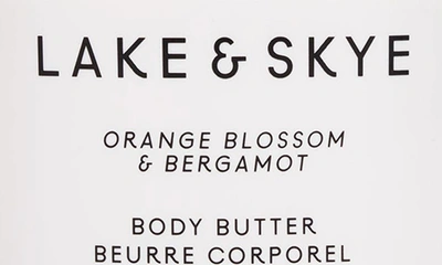 Lake & Skye Orange Blossom & Bergamot Body Butter