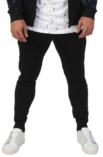 Maceoo Doit Stretch Cotton Joggers In Black