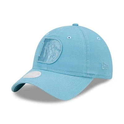 Shop New Era Light Blue Denver Broncos Core Classic 2.0 Tonal 9twenty Adjustable Hat