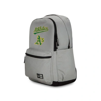 Shop New Era Oakland Athletics Throwback Backpack In Gray