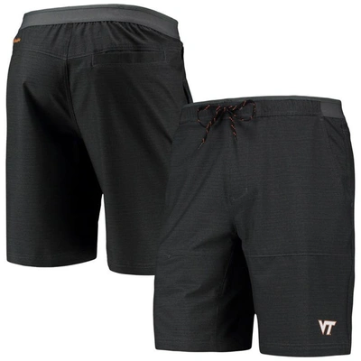 Shop Columbia Heathered Gray Virginia Tech Hokies Twisted Creek Omni-shield Shorts In Charcoal
