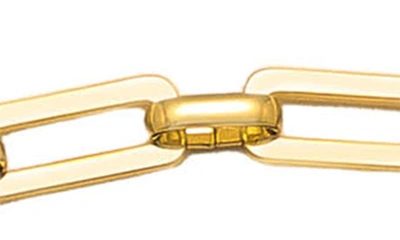 Shop Ettika Rectangle Chain Necklace In Gold