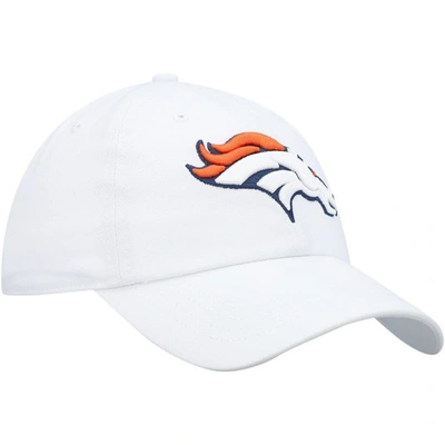 Shop 47 ' White Denver Broncos Miata Clean Up Logo Adjustable Hat