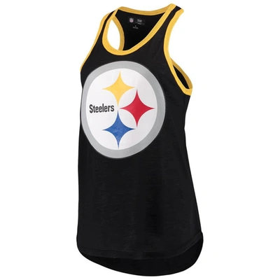 Shop G-iii 4her By Carl Banks Black Pittsburgh Steelers Tater Tank Top