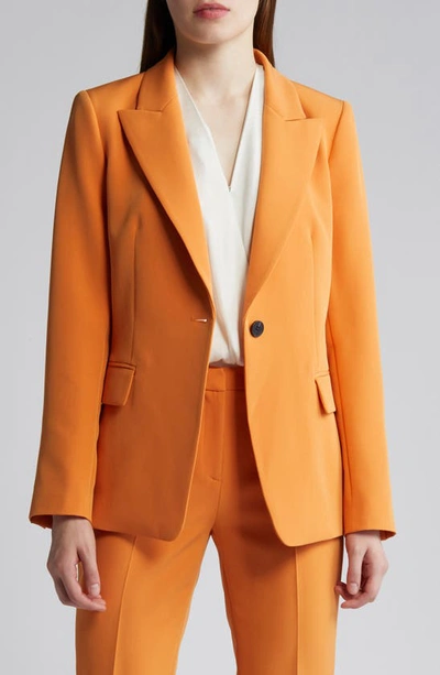 Shop Kobi Halperin Jordi Twill Jacket In Saffron