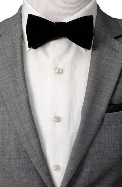 Cufflinks, Inc . Pavé Crystal Cuff Links In Gold