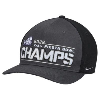 Shop Nike Black Tcu Horned Frogs College Football Playoff 2022 Fiesta Bowl Champions Locker Room Cl99 Adj