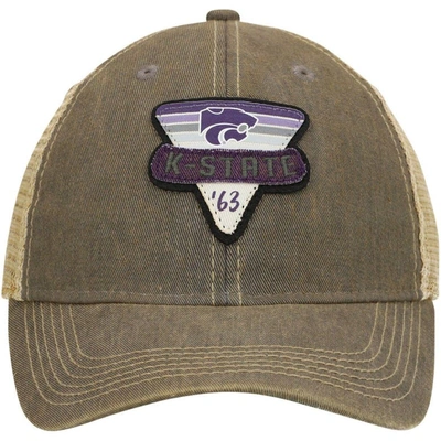 Shop Legacy Athletic Gray Kansas State Wildcats Legacy Point Old Favorite Trucker Snapback Hat