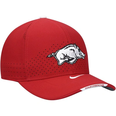 Shop Nike Cardinal Arkansas Razorbacks 2021 Sideline Classic99 Performance Flex Hat