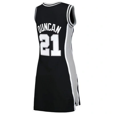 Shop Mitchell & Ness Tim Duncan Black San Antonio Spurs 1998 Hardwood Classics Name & Number Player Jerse
