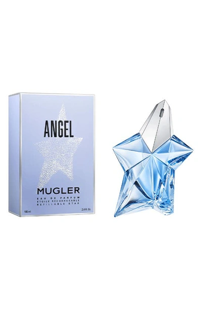 Shop Mugler Angel By  Natural Refillable Spray, 0.85 oz In Regular