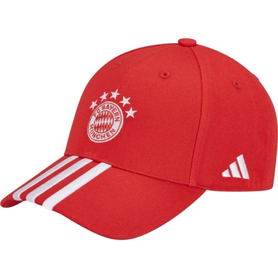 Shop Adidas Originals Adidas Red Bayern Munich Baseball Adjustable Hat