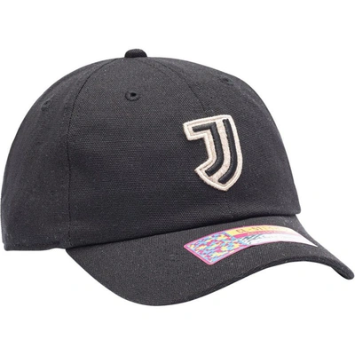 Shop Fan Ink Black Juventus Swatch Adjustable Hat