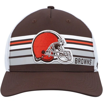 Shop 47 ' Brown Cleveland Browns Altitude Ii Mvp Trucker Snapback Hat